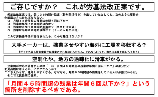 消える、残業代 これで良いのか？　ご存じですか？　これが労基法改正案です。